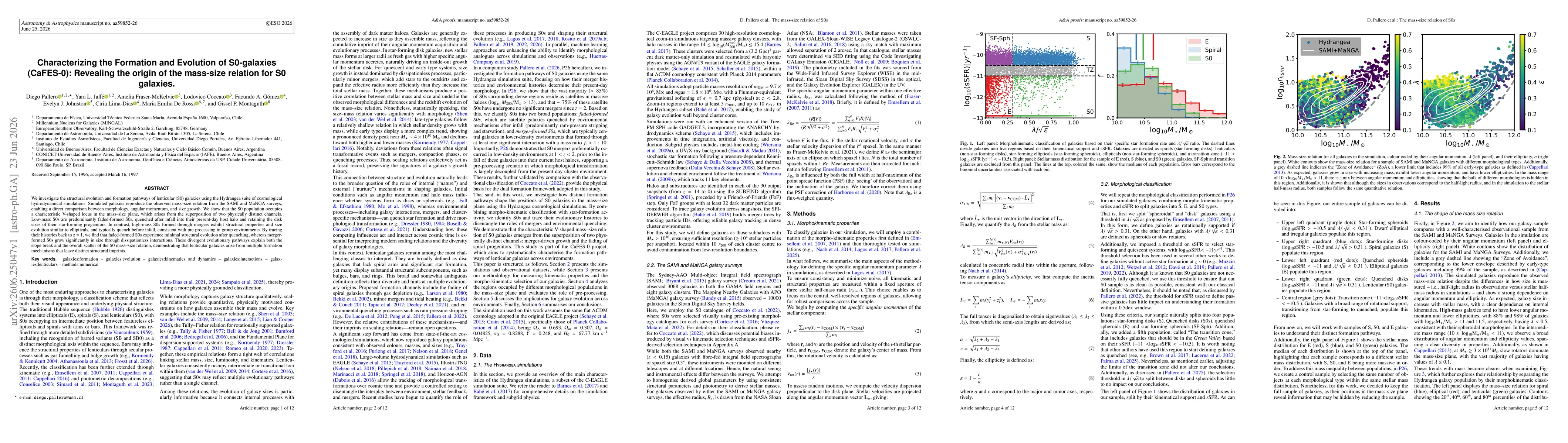 Thumbnail for Characterizing the Formation and Evolution of S0-galaxies (CaFES-0): Revealing the origin of the mass-size relation for S0 galaxies