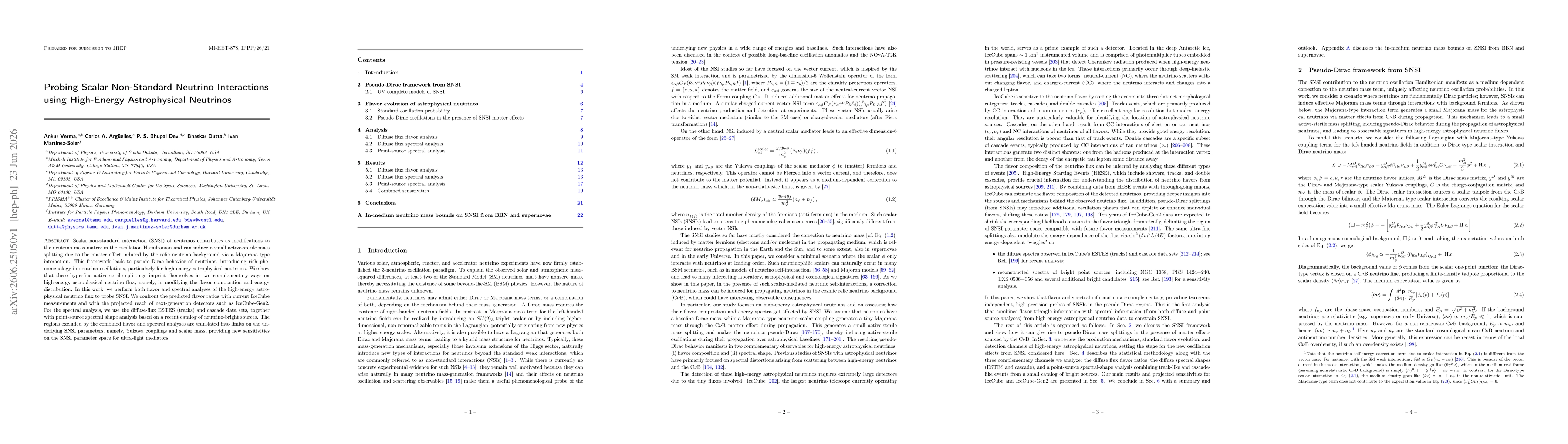 Thumbnail for Probing Scalar Non-Standard Neutrino Interactions using High-Energy Astrophysical Neutrinos