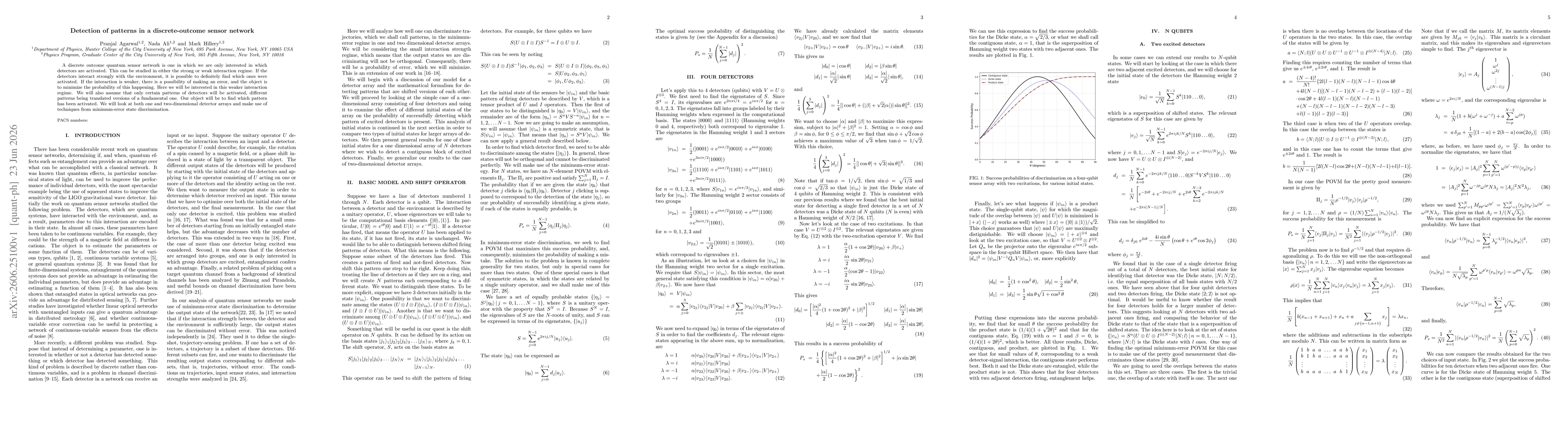 Thumbnail for Detection of patterns in a discrete-outcome sensor network