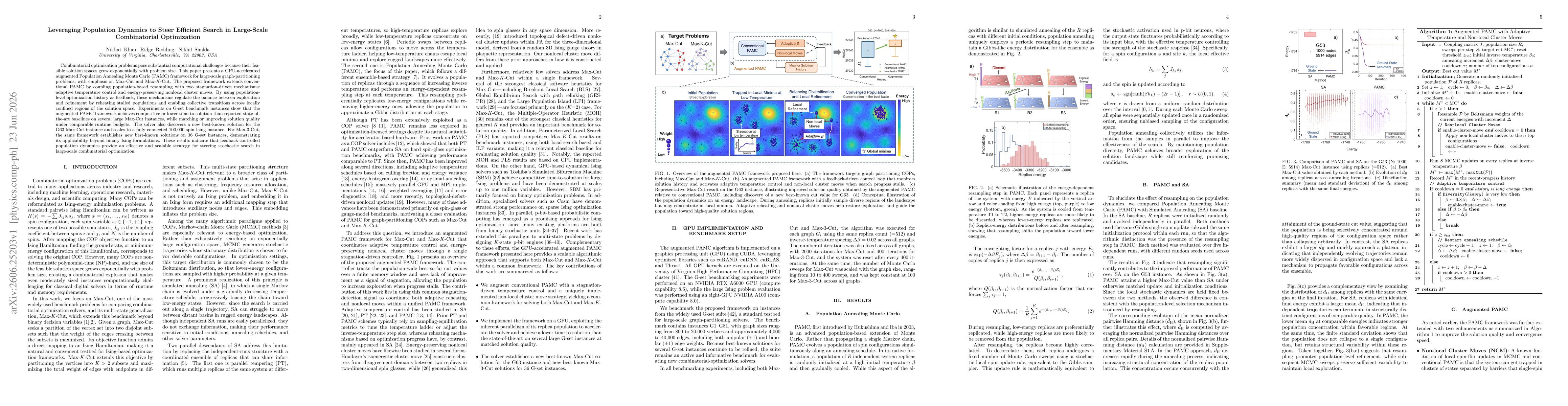 Thumbnail for Leveraging Population Dynamics to Steer Efficient Search in Large-Scale Combinatorial Optimization