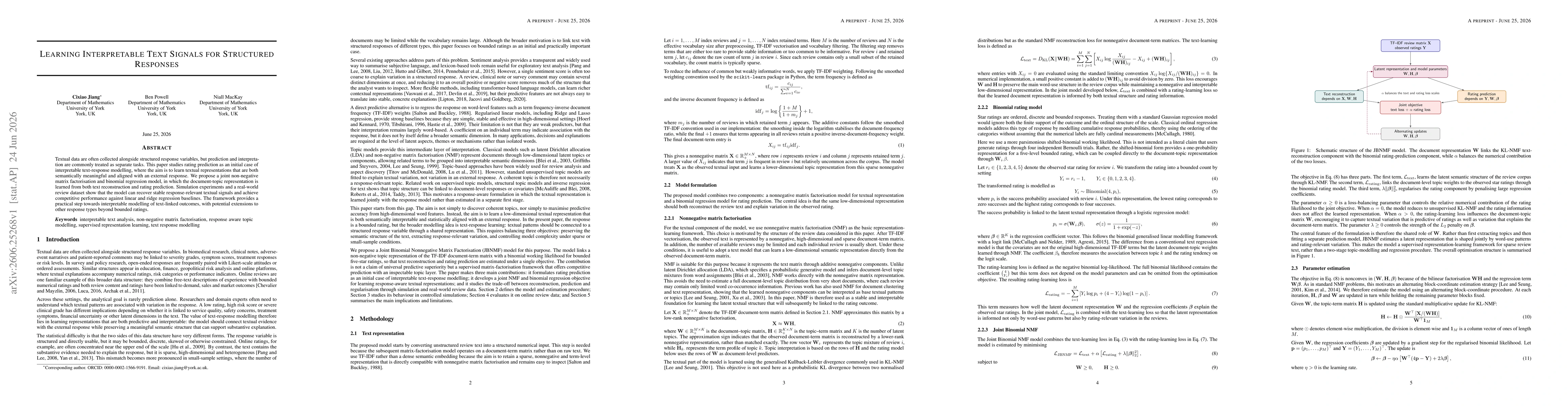 Thumbnail for Learning Interpretable Text Signals for Structured Responses