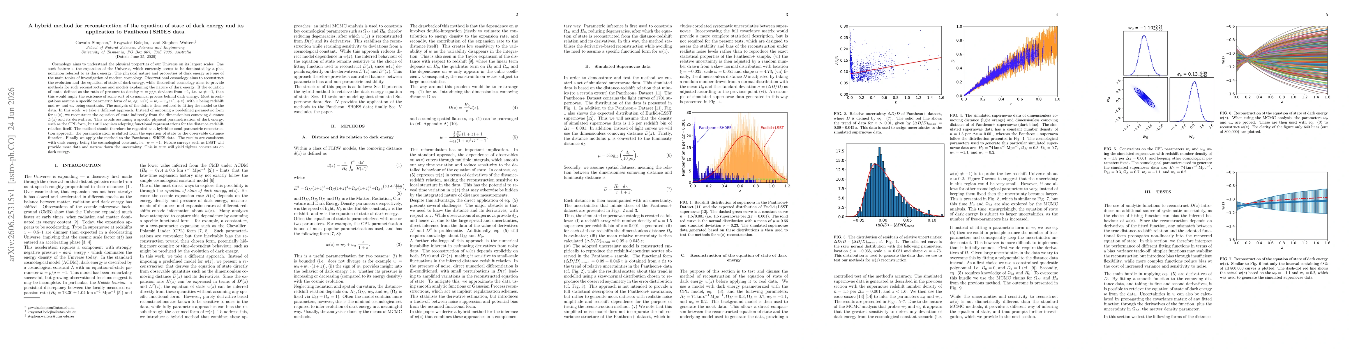 Thumbnail for A hybrid method for reconstruction of the equation of state of dark energy and its application to Pantheon+SH0ES data