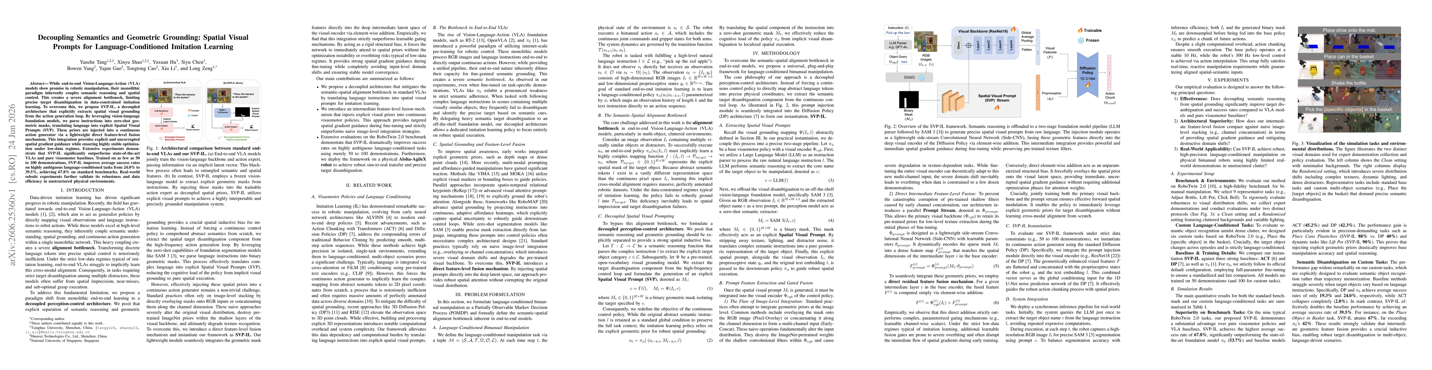 Thumbnail for Decoupling Semantics and Geometric Grounding: Spatial Visual Prompts for Language-Conditioned Imitation Learning