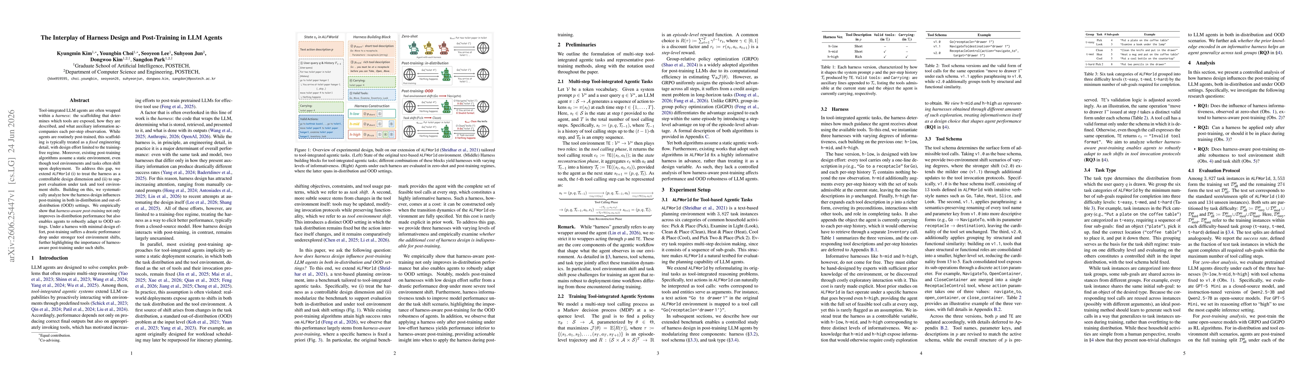 Thumbnail for The Interplay of Harness Design and Post-Training in LLM Agents