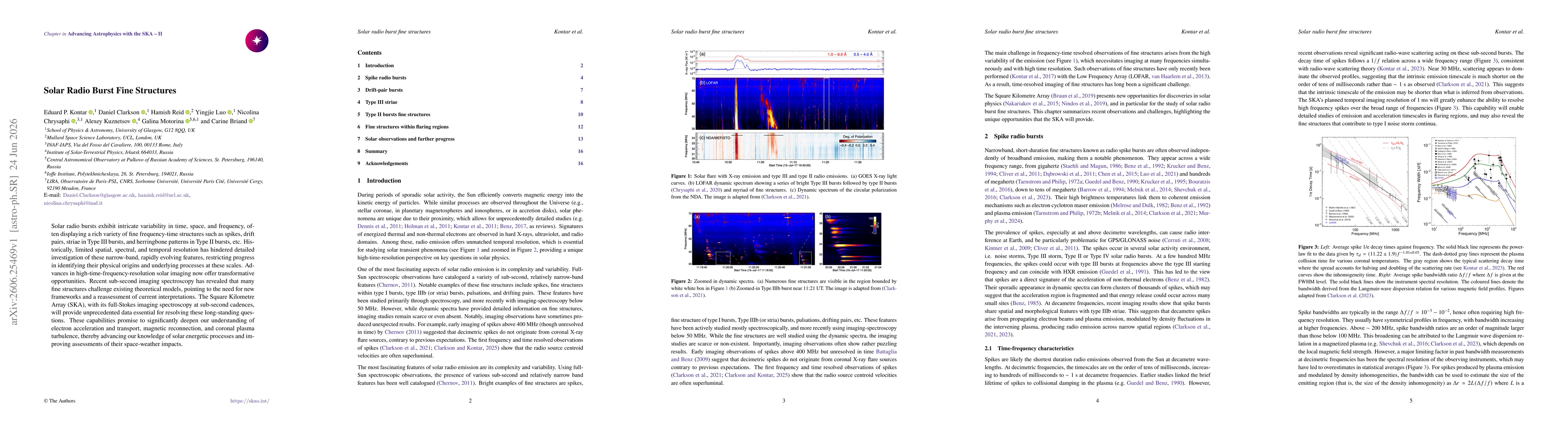 Thumbnail for Solar Radio Burst Fine Structures