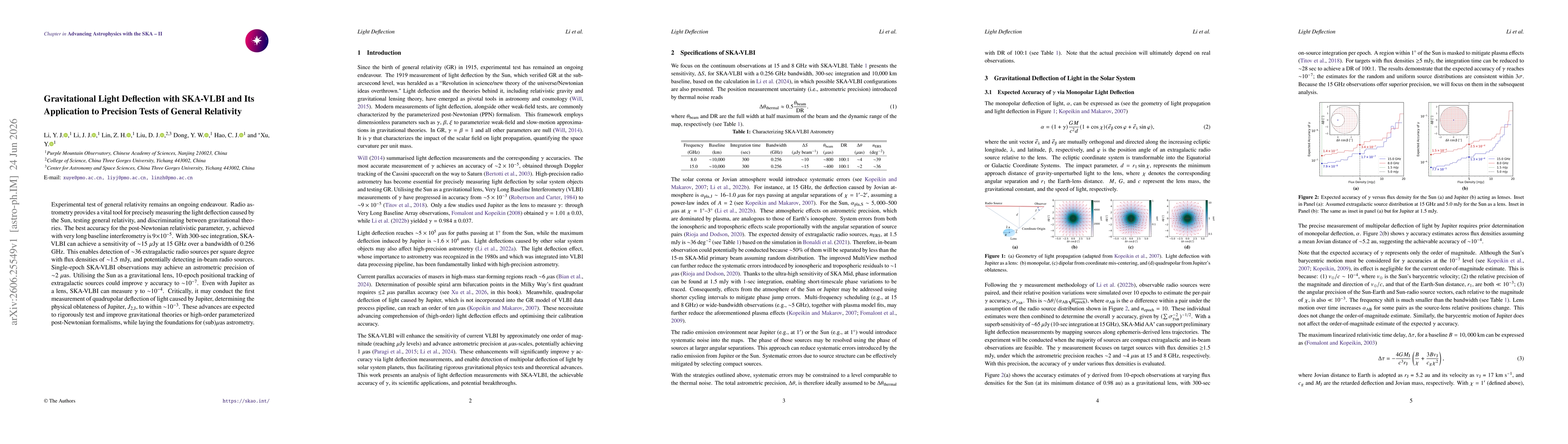Thumbnail for Gravitational Light Deflection with SKA-VLBI and Its Application to Precision Tests of General Relativity