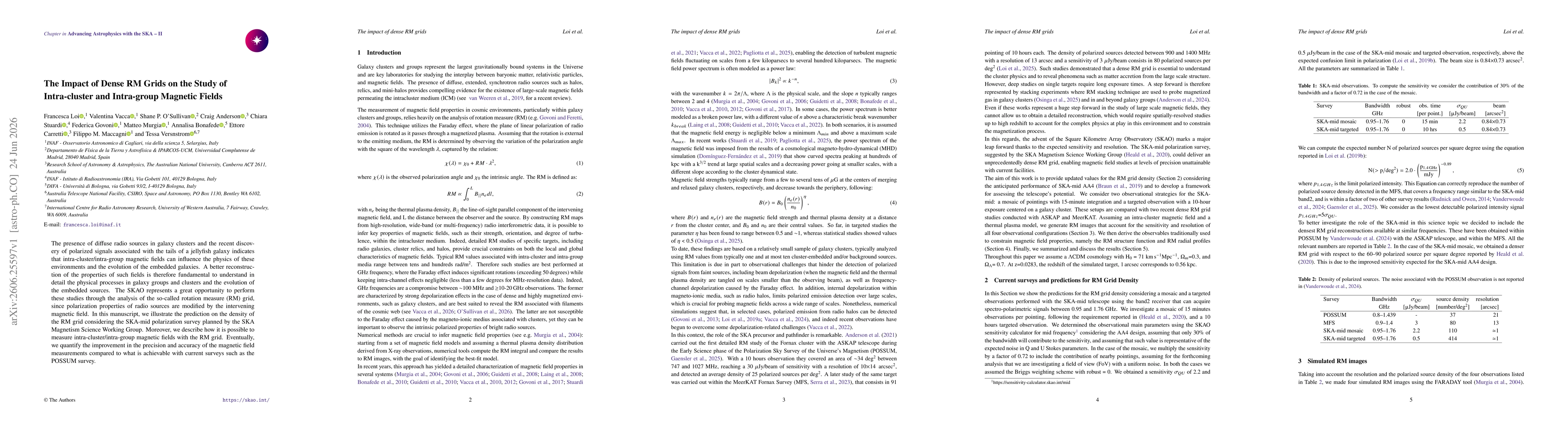 Thumbnail for The Impact of Dense RM Grids on the Study of Intra-cluster and Intra-group Magnetic Fields
