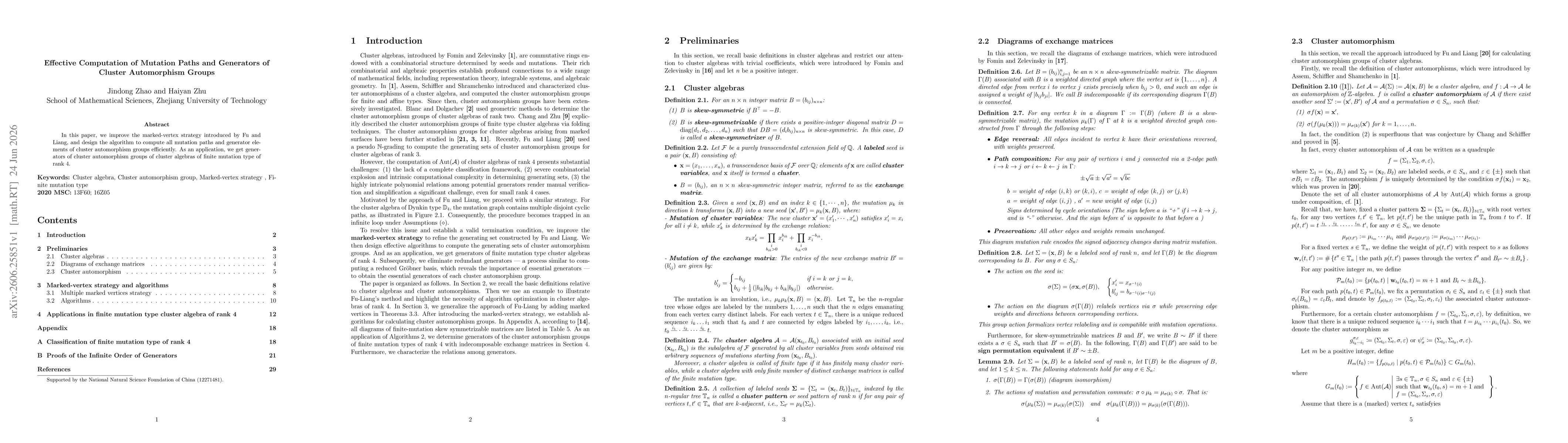 Thumbnail for Effective Computation of Mutation Paths and Generators of Cluster Automorphism Groups