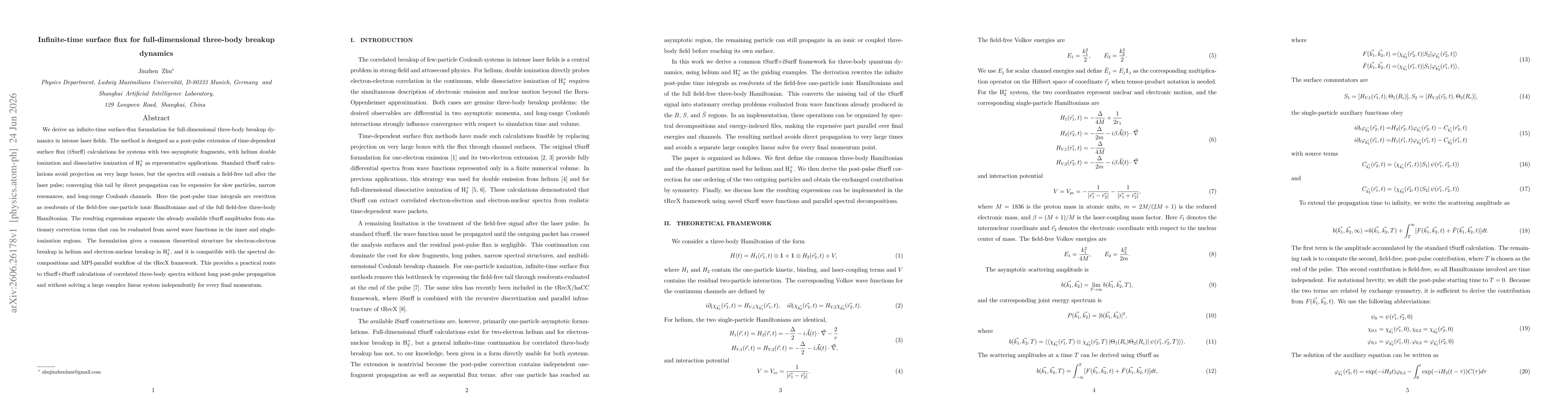 Thumbnail for Infinite-time surface flux for full-dimensional three-body breakup dynamics