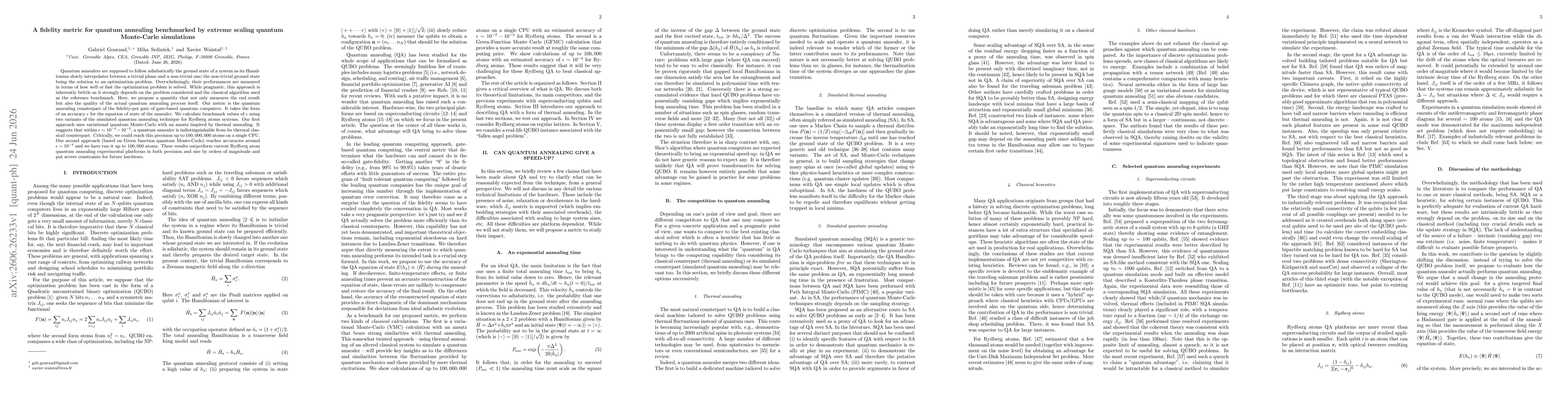 Thumbnail for A fidelity metric for quantum annealing benchmarked by extreme scaling quantum Monte-Carlo simulations