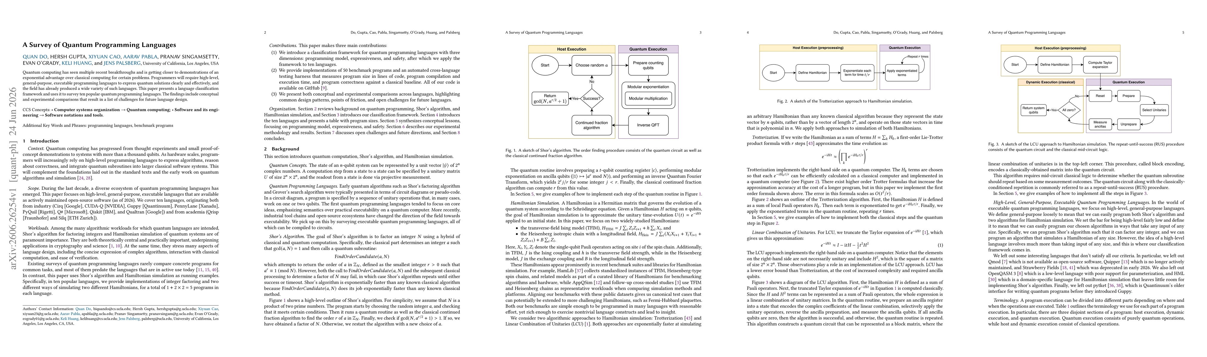Thumbnail for A Survey of Quantum Programming Languages