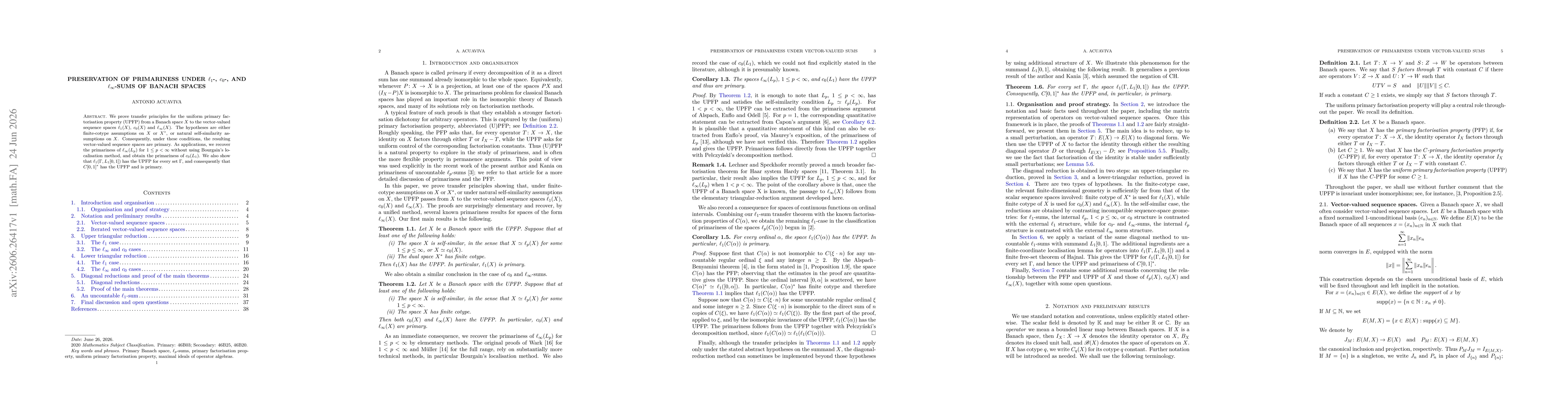 Thumbnail for Preservation of primariness under $\ell_1$-, $c_0$-, and $\ell_\infty$-sums of Banach spaces
