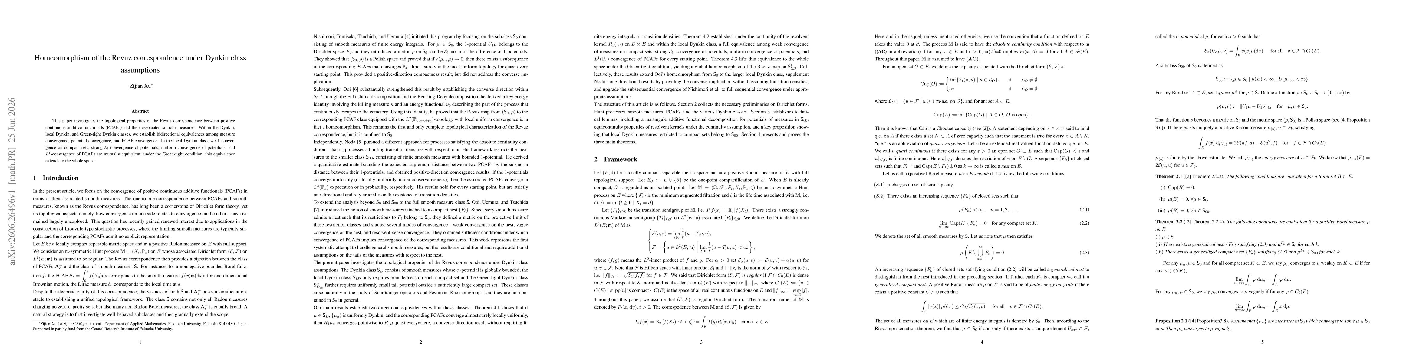 Thumbnail for Homeomorphism of the Revuz correspondence under Dynkin class assumptions