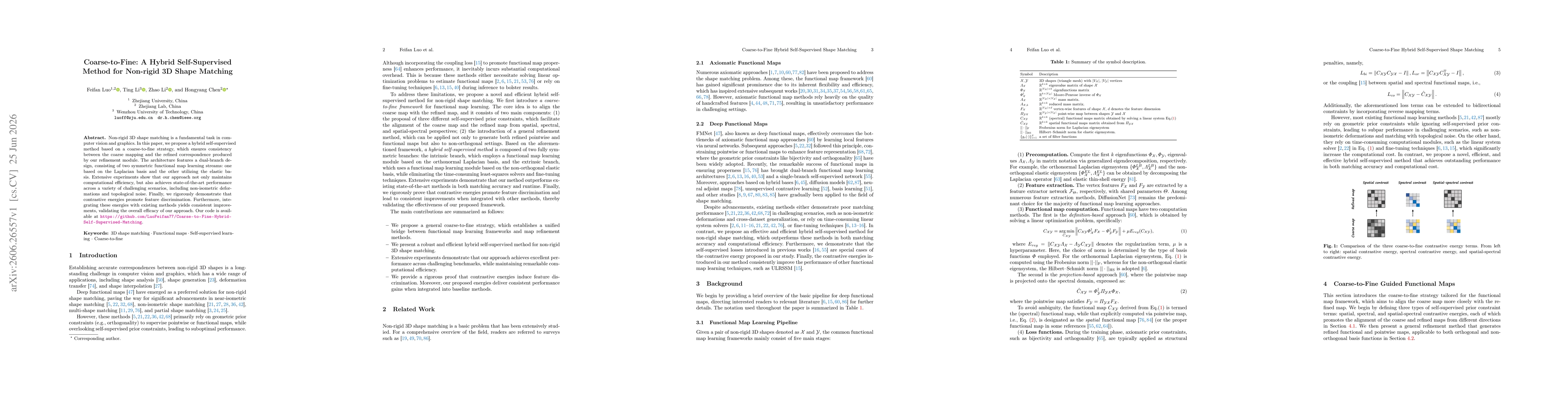Thumbnail for Coarse-to-Fine: A Hybrid Self-Supervised Method for Non-rigid 3D Shape Matching