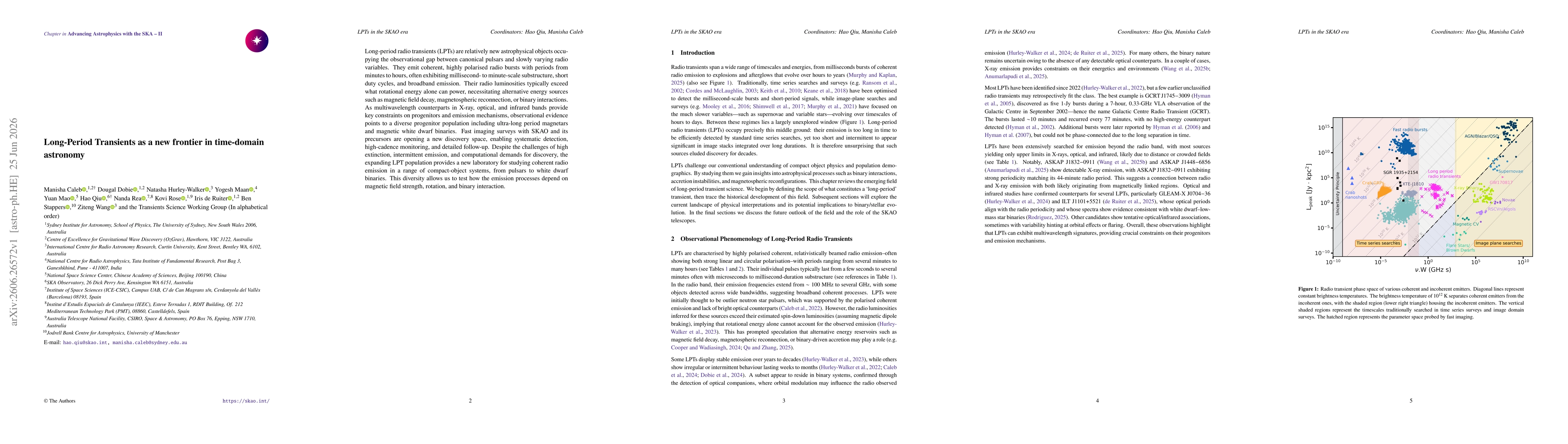 Thumbnail for Long-Period Transients as a new frontier in time-domain astronomy