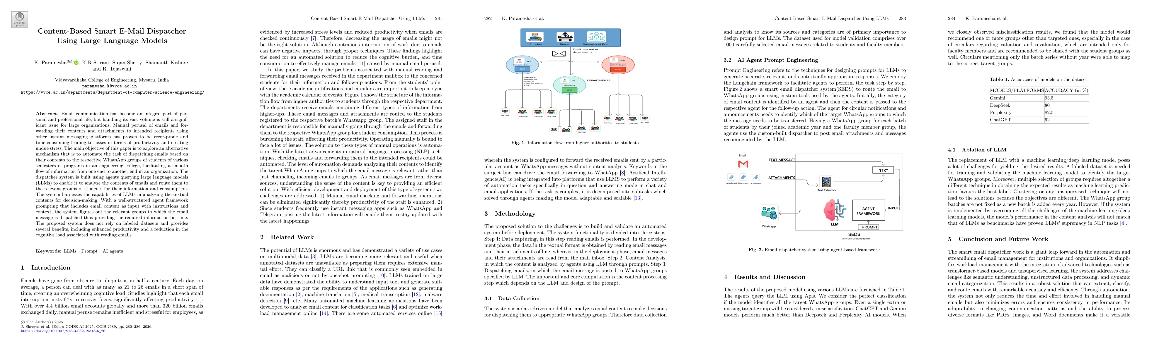 Thumbnail for Content-Based Smart E-Mail Dispatcher Using Large Language Models