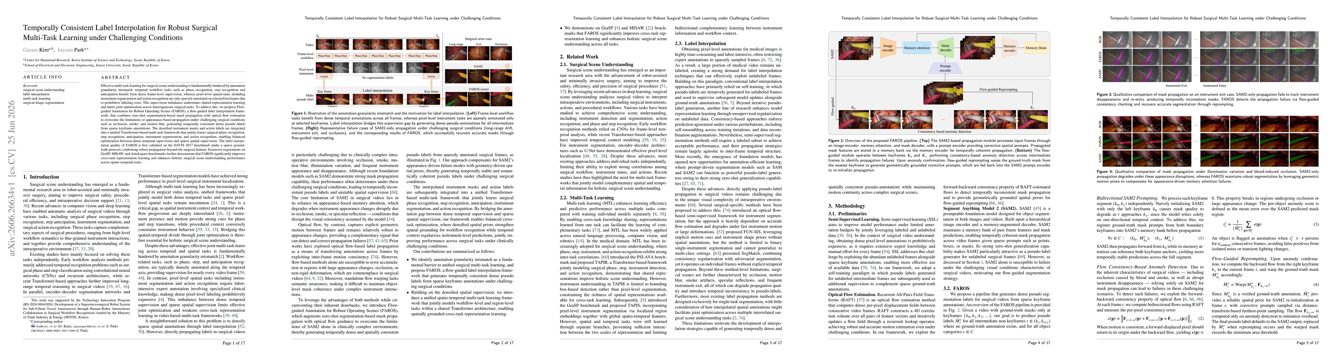 Thumbnail for Temporally Consistent Label Interpolation for Robust Surgical Multi-Task Learning under Challenging Conditions