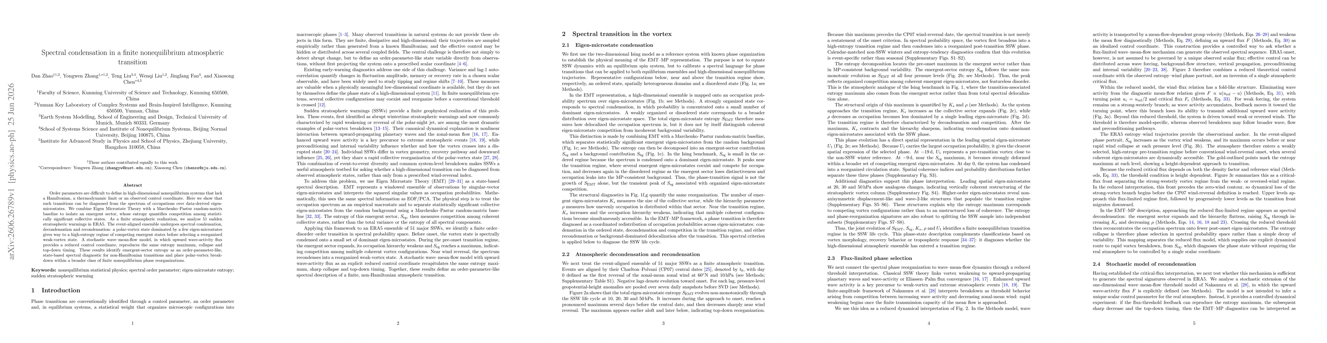 Thumbnail for Spectral condensation in a finite nonequilibrium atmospheric transition