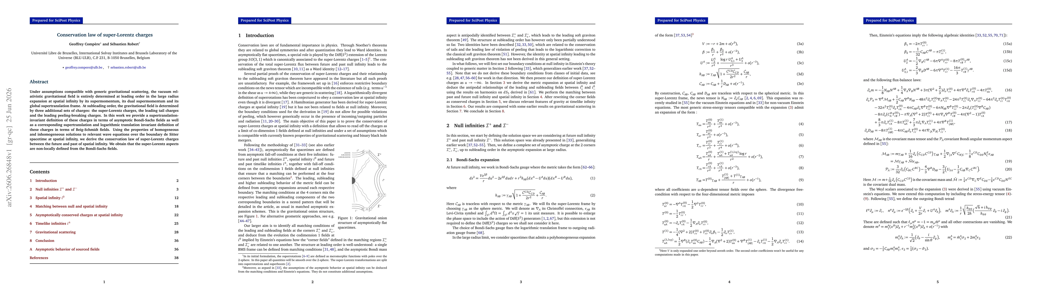 Thumbnail for Conservation law of super-Lorentz charges