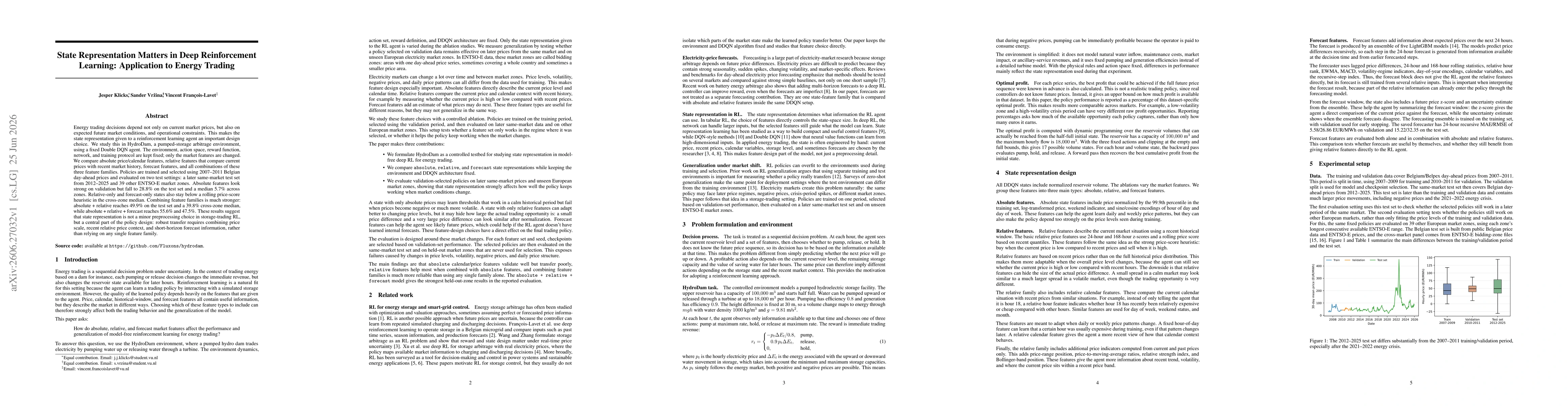 Thumbnail for State Representation Matters in Deep Reinforcement Learning: Application to Energy Trading