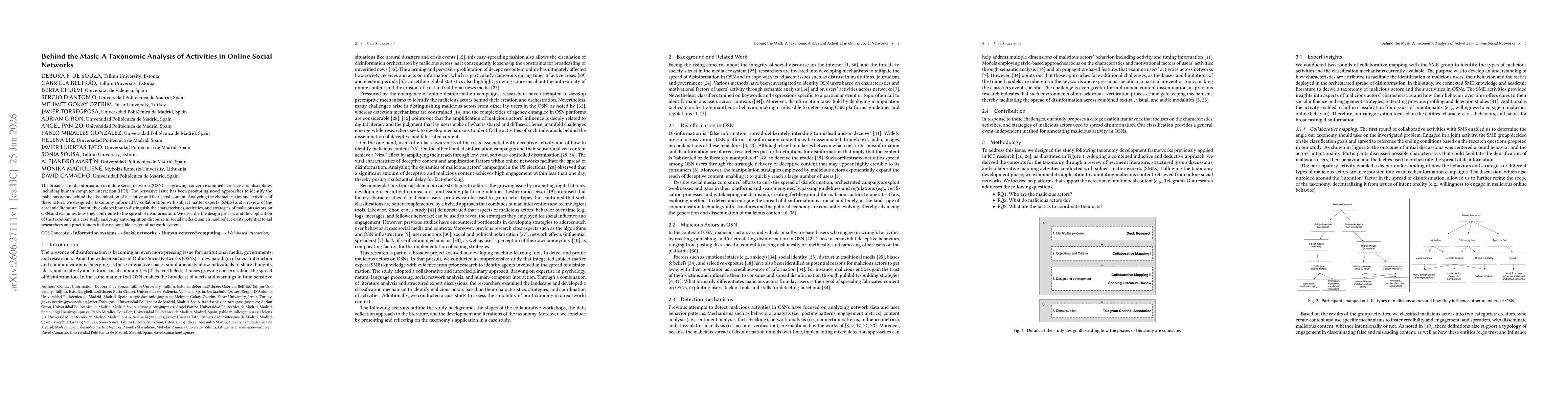 Thumbnail for Behind the Mask: A Taxonomic Analysis of Activities in Online Social Networks