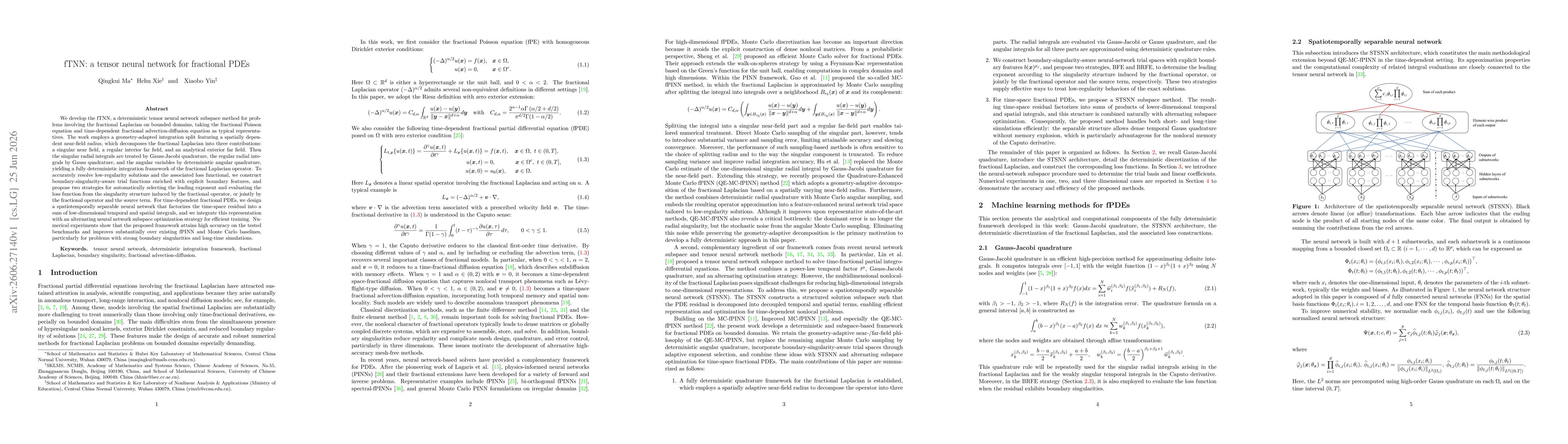 Thumbnail for fTNN: a tensor neural network for fractional PDEs