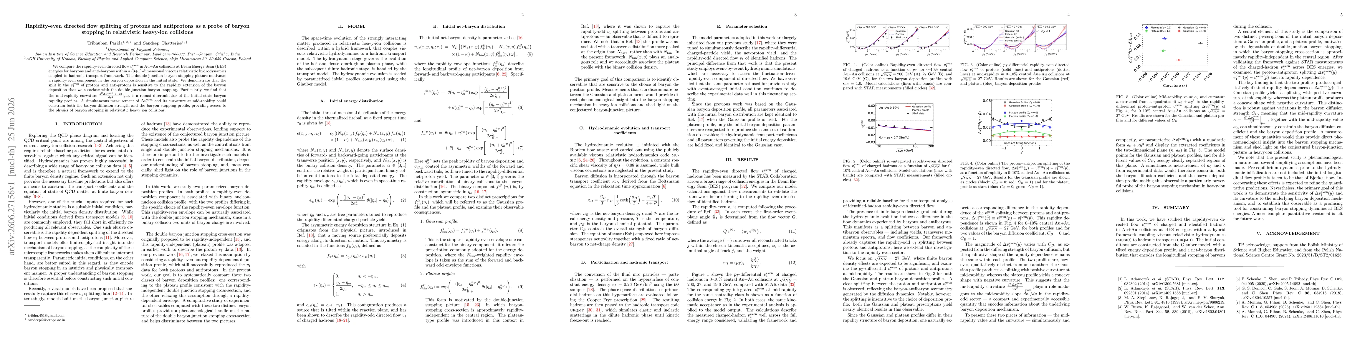 Thumbnail for Rapidity-even directed flow splitting of protons and antiprotons as a probe of baryon stopping in relativistic heavy-ion collisions