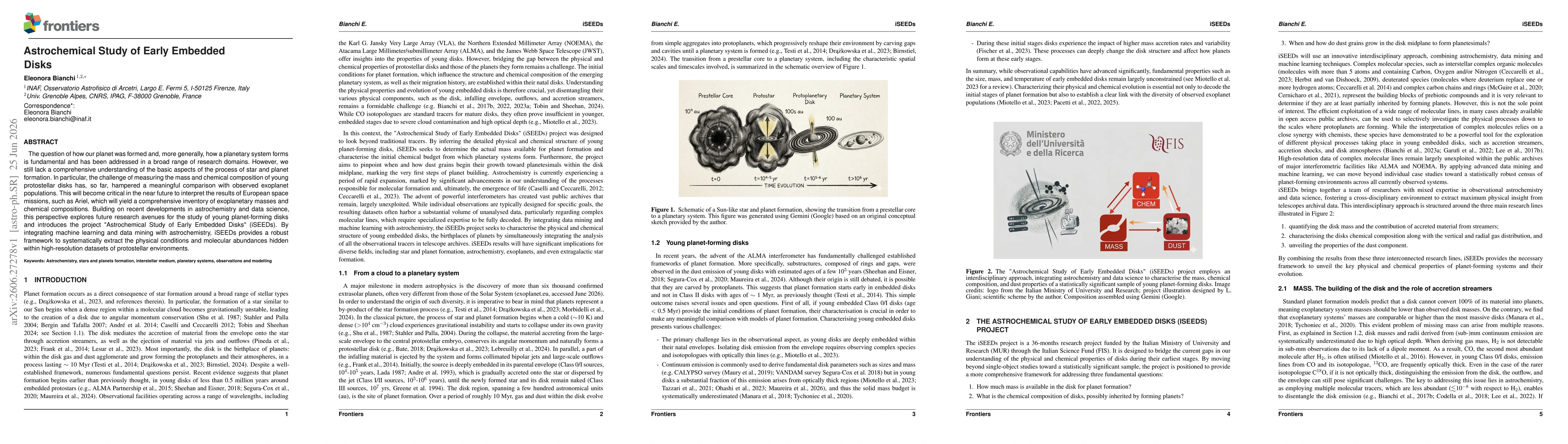 Thumbnail for Astrochemical Study of Early Embedded Disks