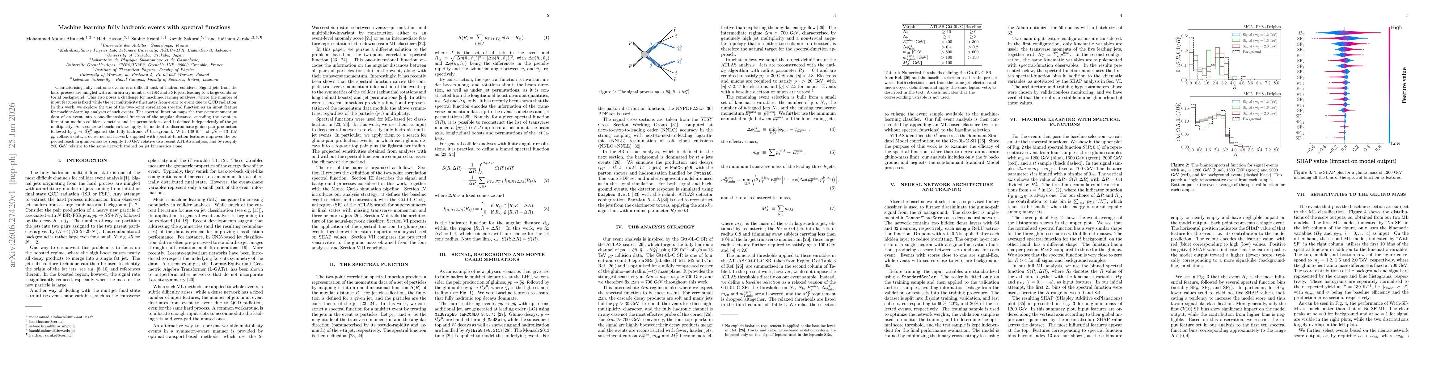 Thumbnail for Machine learning fully hadronic events with spectral functions