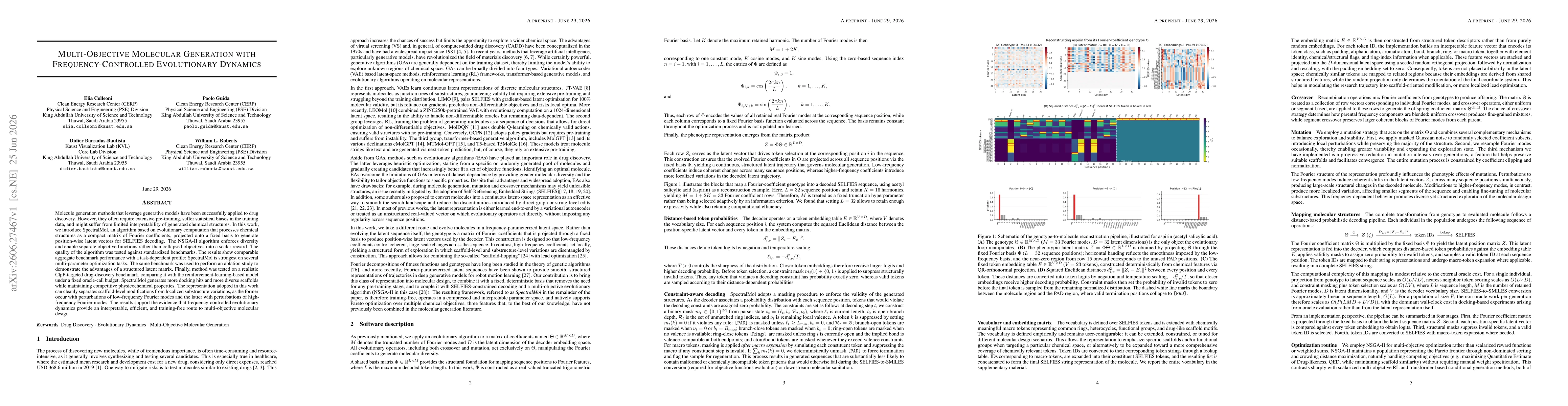 Thumbnail for Multi-Objective Molecular Generation with Frequency-Controlled Evolutionary Dynamics