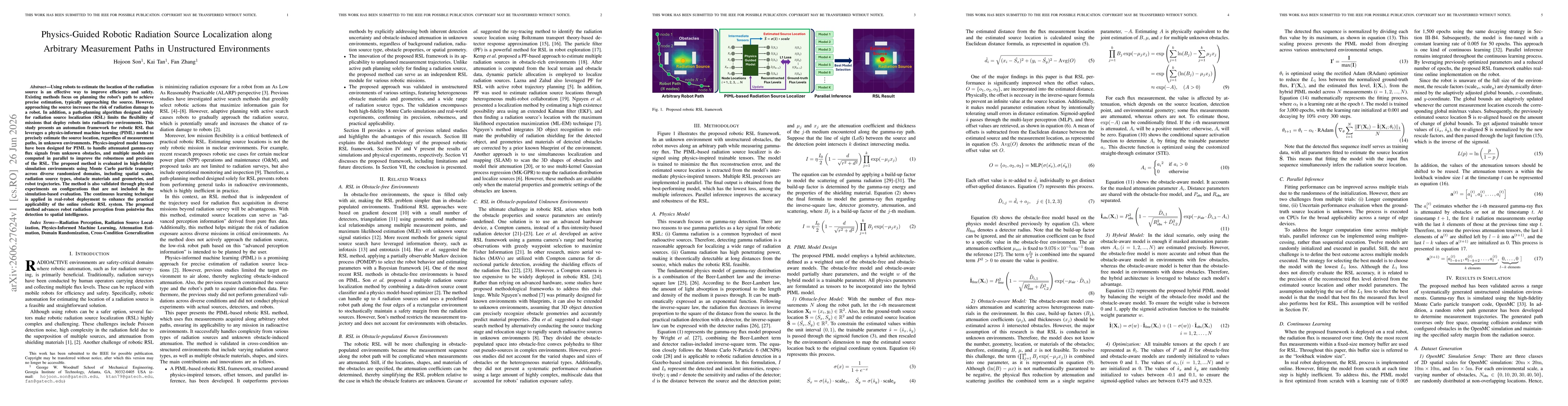 Thumbnail for Physics-Guided Robotic Radiation Source Localization along Arbitrary Measurement Paths in Unstructured Environments