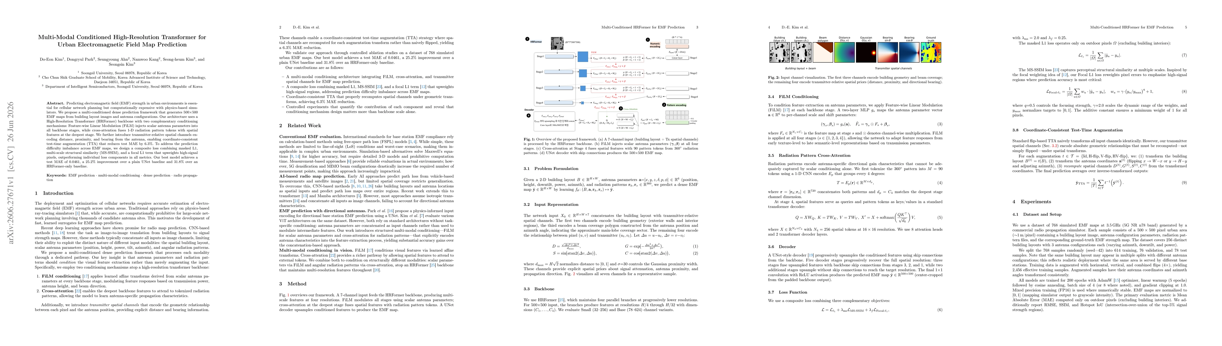 Thumbnail for Multi-Modal Conditioned High-Resolution Transformer for Urban Electromagnetic Field Map Prediction Download PDF