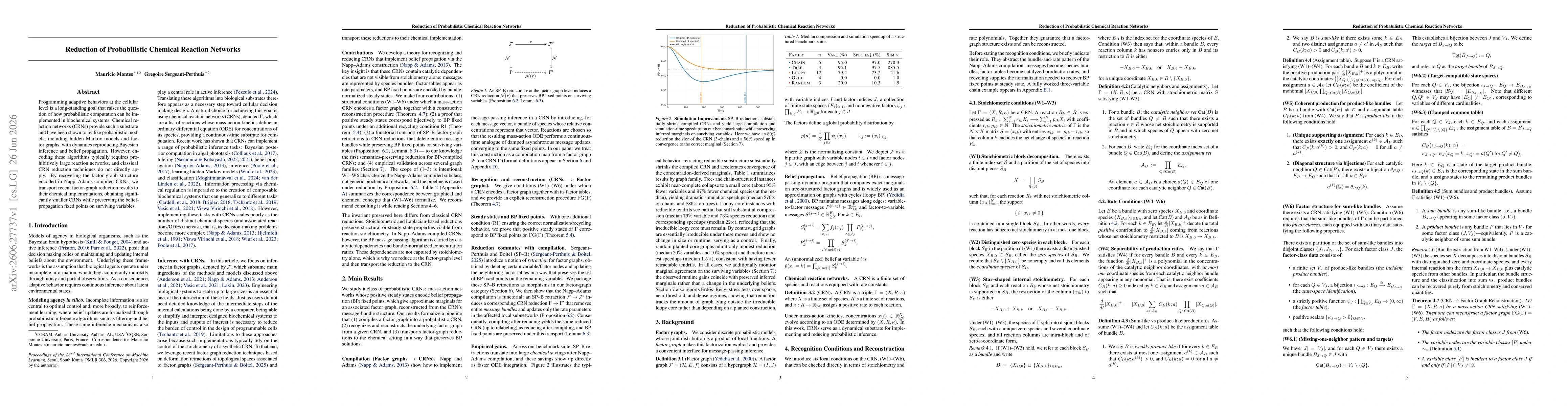 Thumbnail for Reduction of Probabilistic Chemical Reaction Networks
