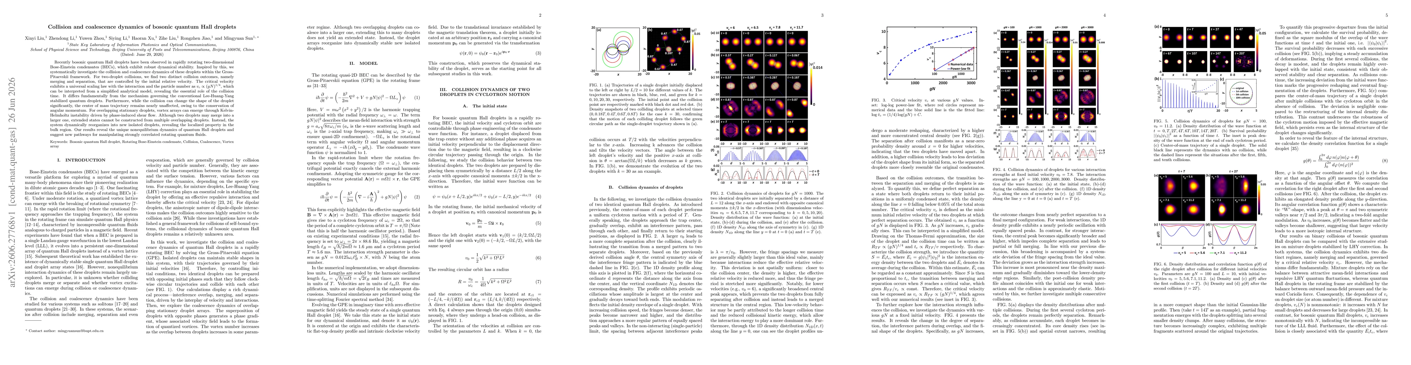 Thumbnail for Collision and coalescence dynamics of bosonic quantum Hall droplets