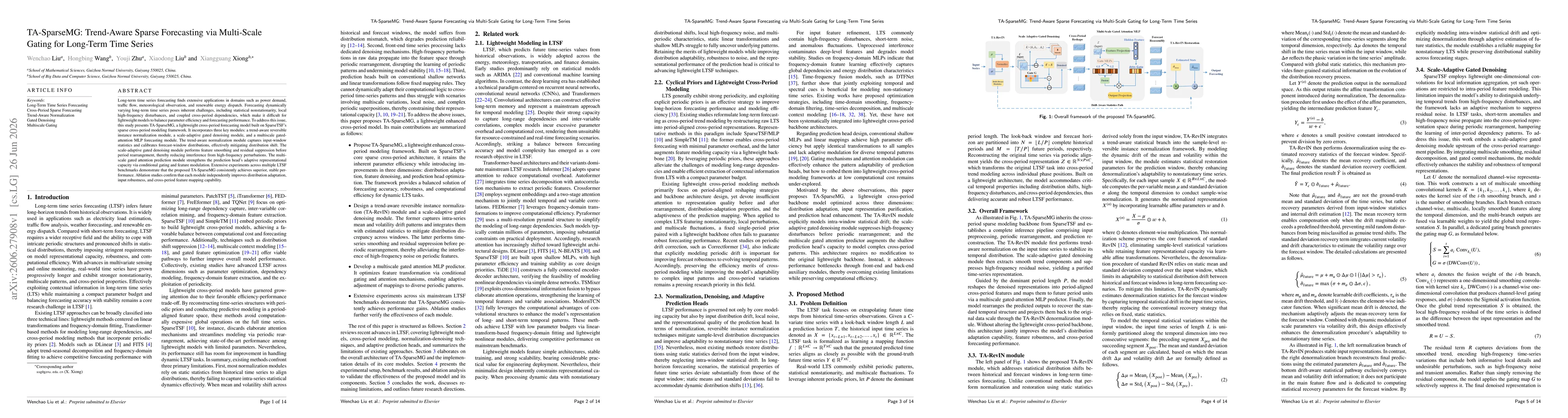 Thumbnail for TA-SparseMG: Trend-Aware Sparse Forecasting via Multi-Scale Gating for Long-Term Time Series