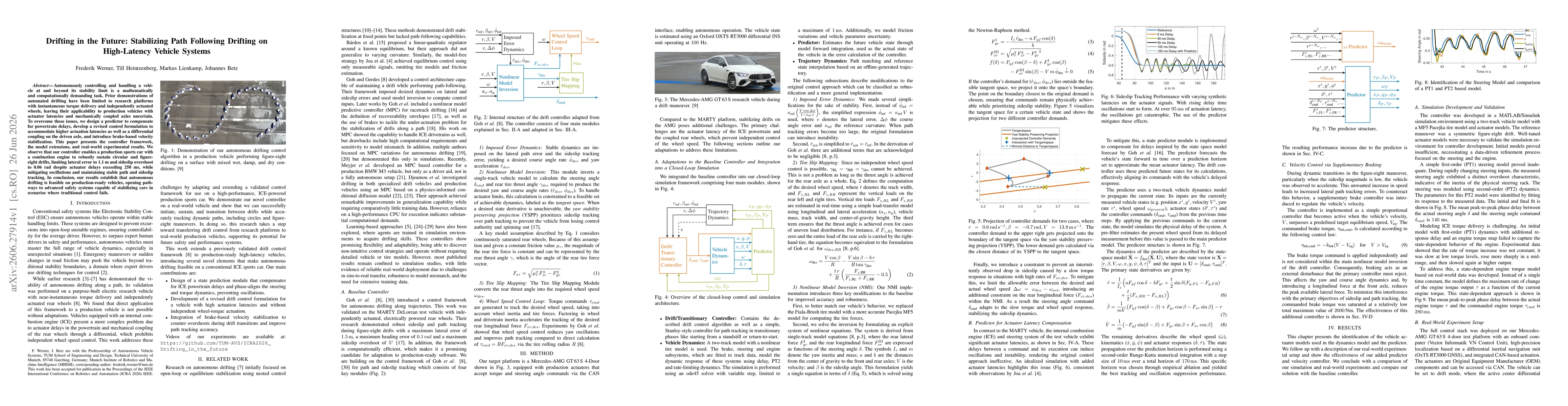 Thumbnail for Drifting in the Future: Stabilizing Path Following Drifting on High-Latency Vehicle Systems