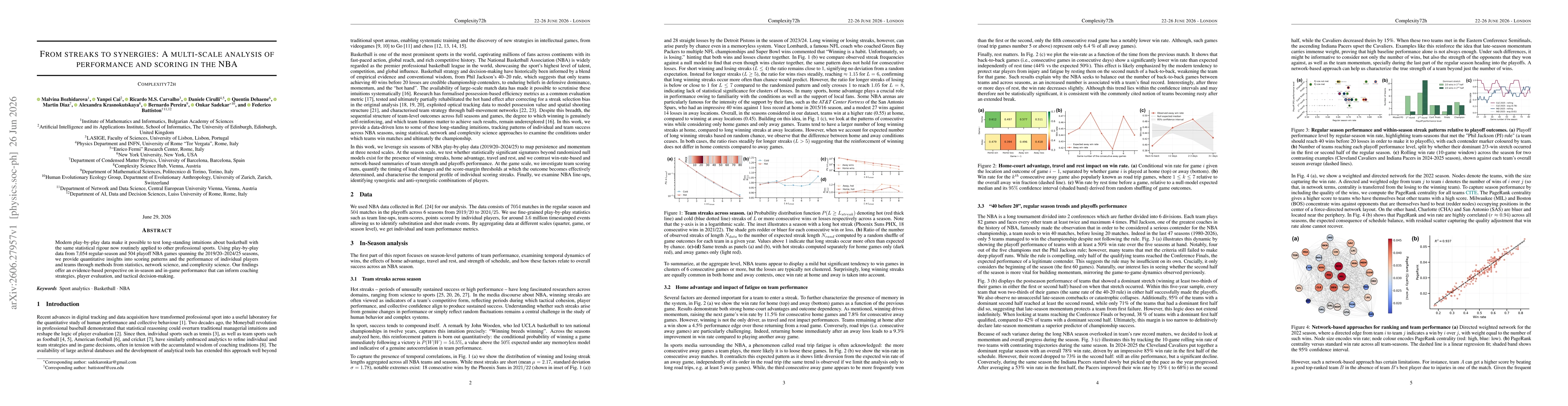 Thumbnail for From streaks to synergies: A multi-scale analysis of performance and scoring in the NBA