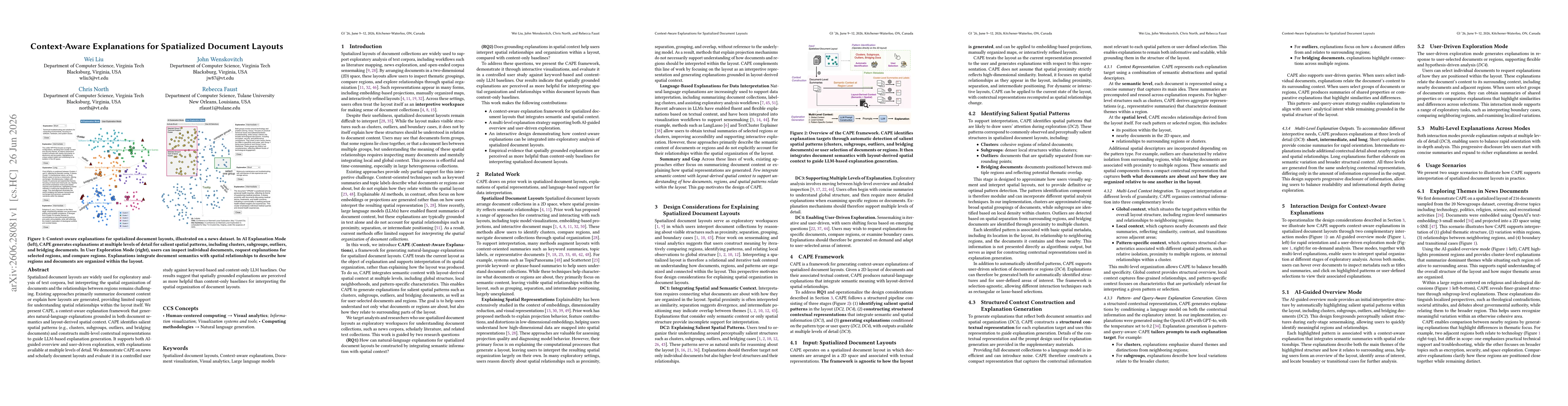 Thumbnail for Context-Aware Explanations for Spatialized Document Layouts