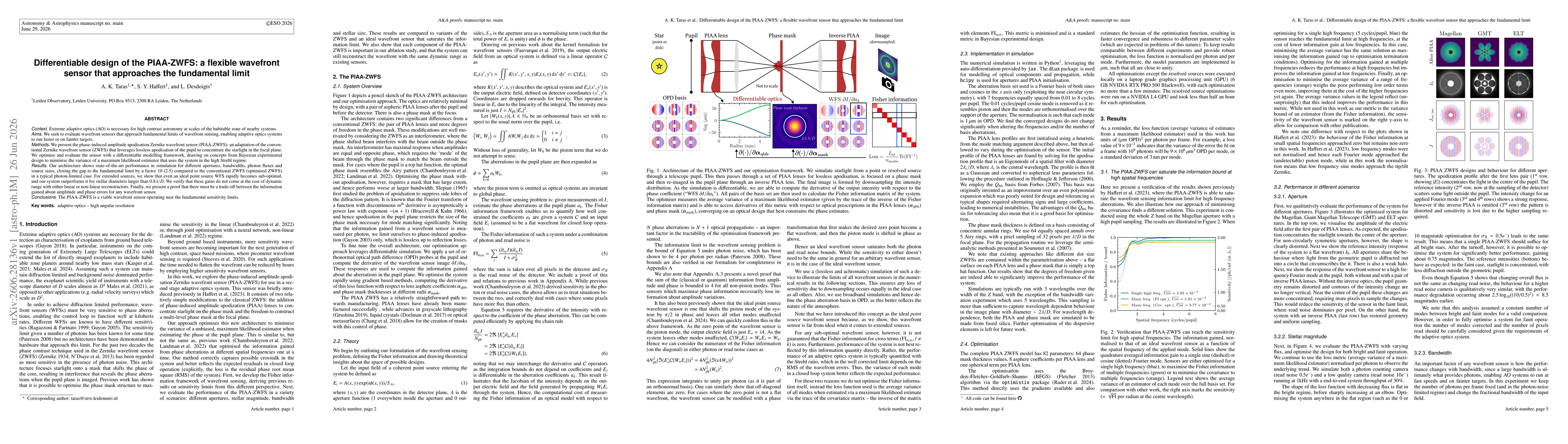 Thumbnail for Differentiable design of the PIAA-ZWFS: a flexible wavefront sensor that approaches the fundamental limit