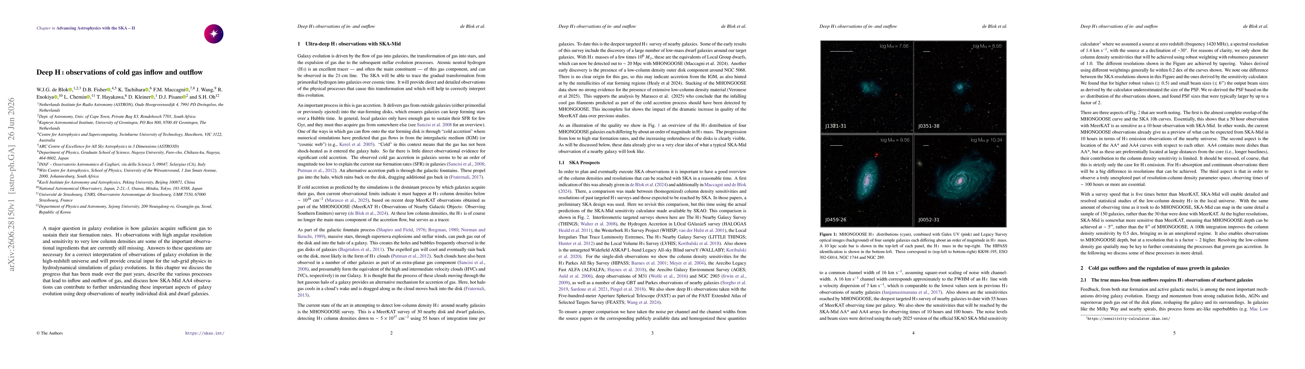 Thumbnail for Deep HI observations of cold gas inflow and outflow