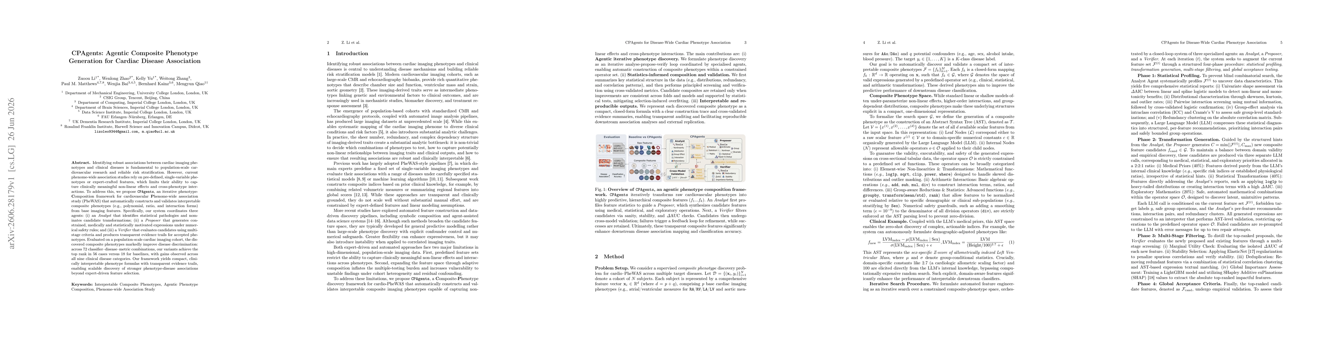 Thumbnail for CPAgents: Agentic Composite Phenotype Generation for Cardiac Disease Association