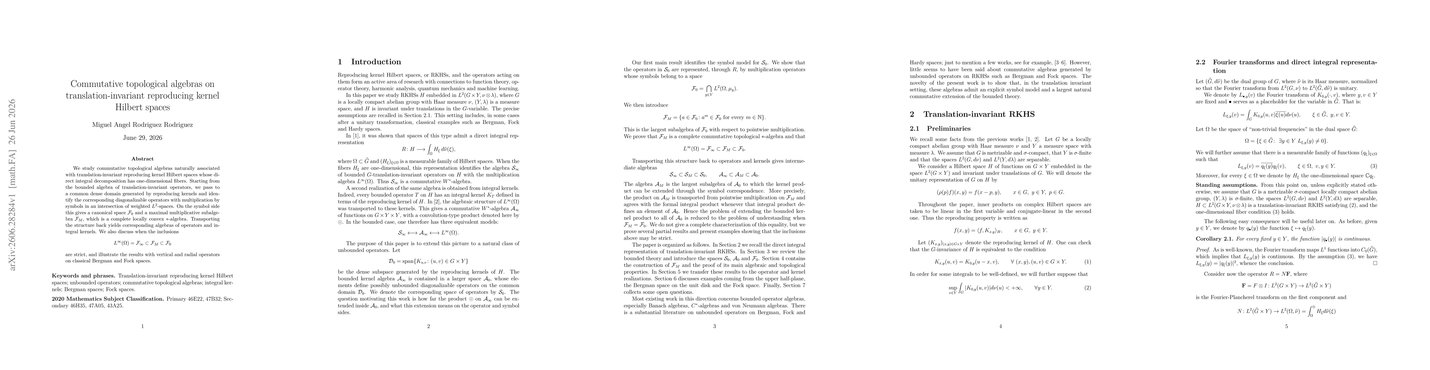 Thumbnail for Commutative topological algebras on translation-invariant reproducing kernel Hilbert spaces
