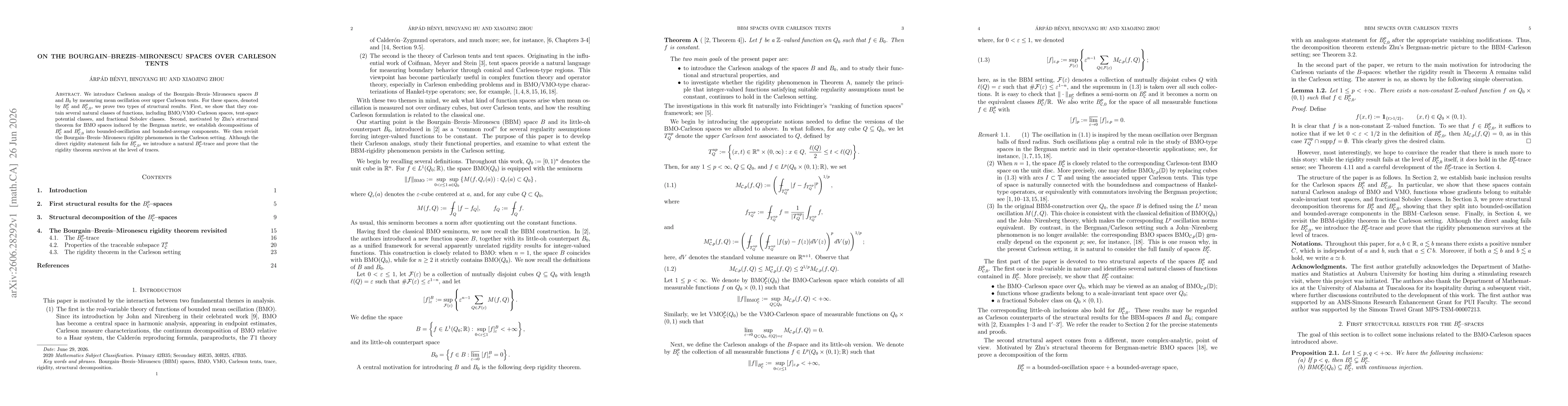 Thumbnail for On the Bourgain--Brezis--Mironescu spaces over Carleson tents