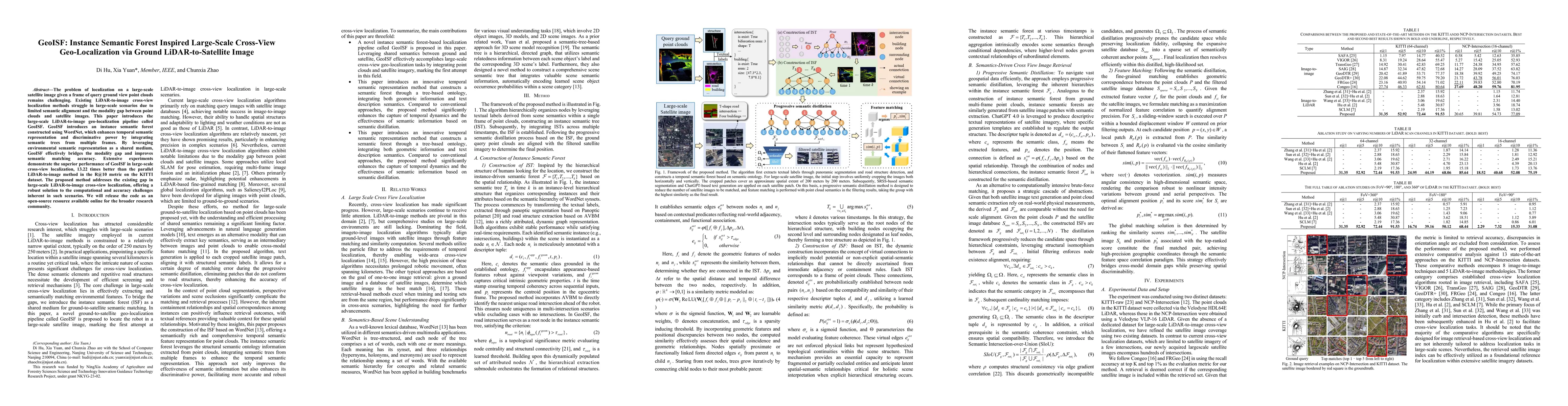 Thumbnail for GeoISF: Instance Semantic Forest Inspired Large-Scale Cross-View Geo-Localization via Ground LiDAR-to-Satellite Image