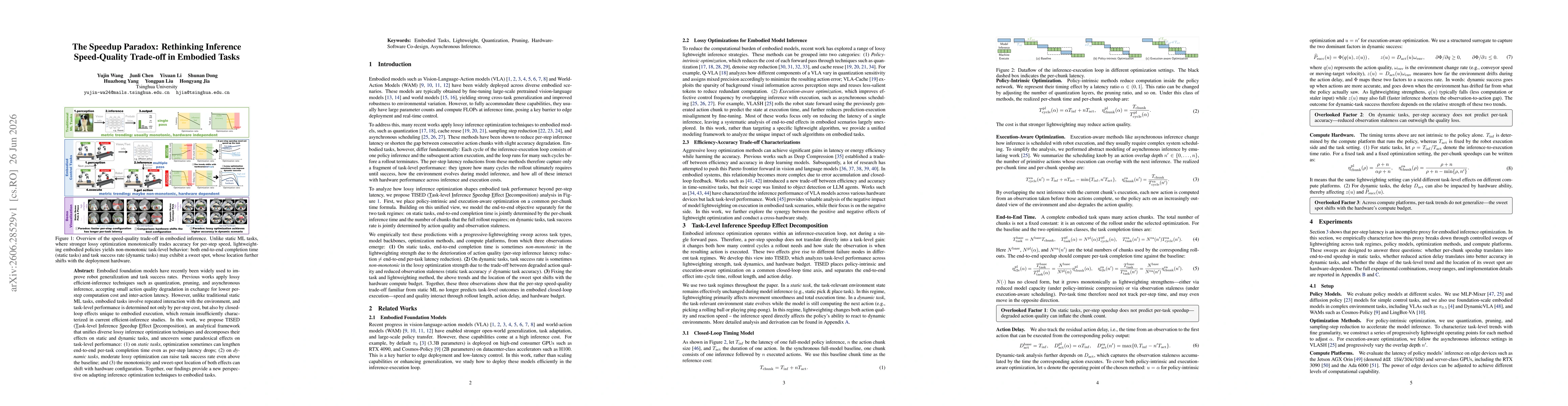 Thumbnail for The Speedup Paradox: Rethinking Inference Speed-Quality Trade-off in Embodied Tasks