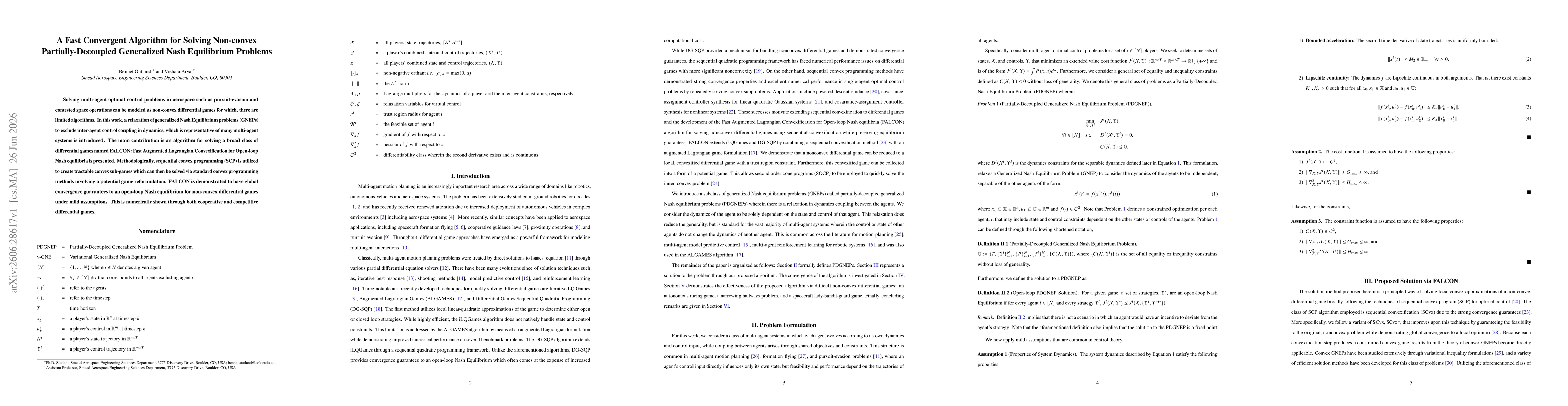 Thumbnail for A Fast Convergent Algorithm for Solving Non-convex Partially-Decoupled Generalized Nash Equilibrium Problems