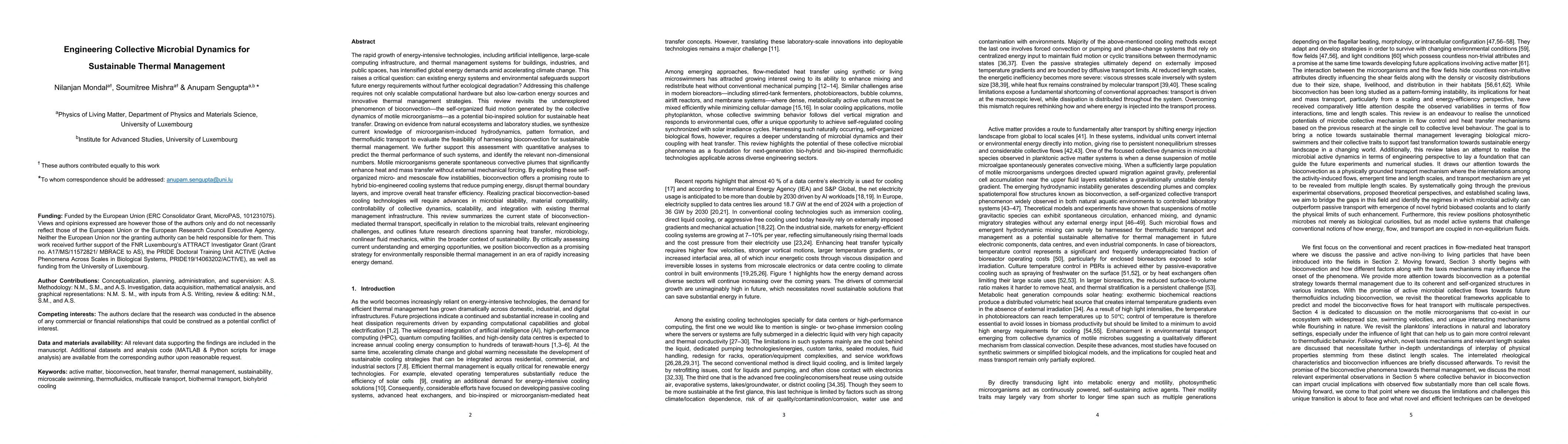 Thumbnail for Engineering Collective Microbial Dynamics for Sustainable Thermal Management