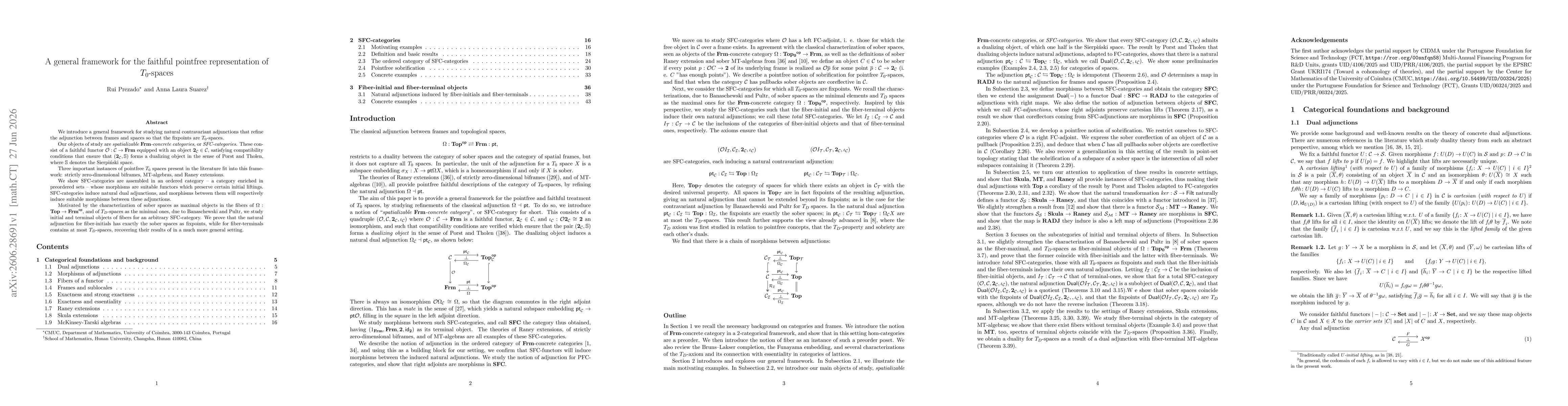 Thumbnail for A general framework for the faithful pointfree representation of $T_0$-spaces