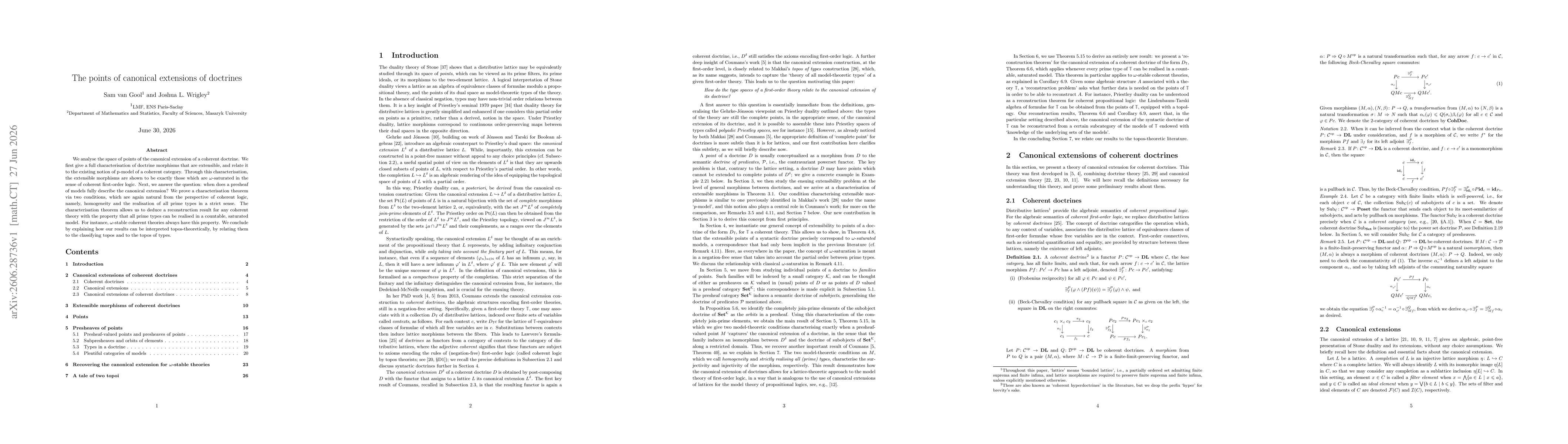 Thumbnail for The points of canonical extensions of doctrines