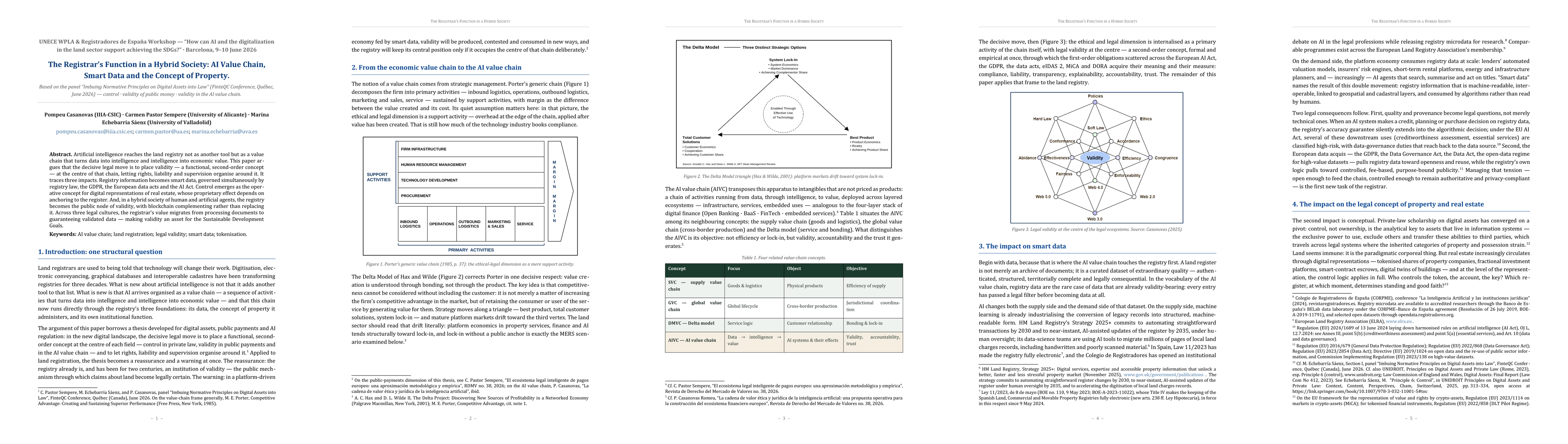 Thumbnail for The registrar's function in a hybrid society. AI value chain,smart data and the concept of property